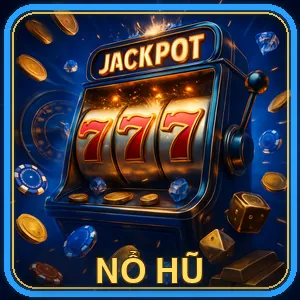 Màn hình ứng dụng hiển thị trò chơi nổ hũ